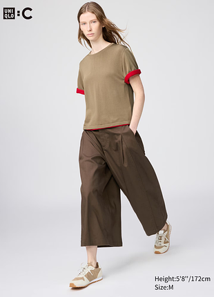 Хлопковые кюлоты uniqlo c