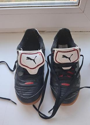 Кросівки для хлопчика puma чорні, розмір 34, довжина устілки 20.5 см