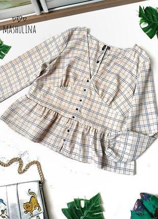 1+1=3❤️ стильная и классная блуза в клетку vero moda
