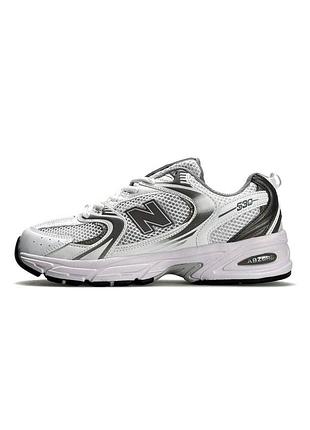Чоловічі кросівки new balance 530 premium white grey