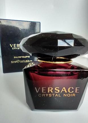 Versace crystal noir миниатюра 5мл оригинал