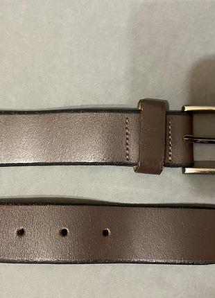 Качественный кожаный ремень next leather 3