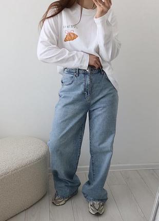 Джинси широкі wide leg з преміум колекції primark edit