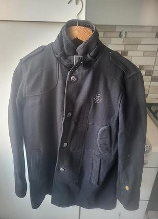 Пальто чоловіче g-star raw демісезонне чорне xxl