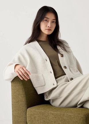 Кардиган шерсть uniqlo