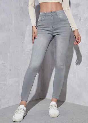 Джинси жіночі tom tailor carrie slim fit світло-сірі