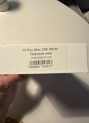 Iphone 15 promax 256 3