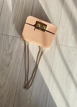 Сумка жіноча furla рожева 4