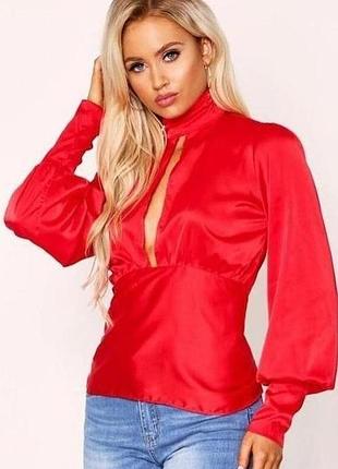 Misspap. англия. блуза с эффектным планжем.
