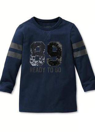 Футболка с пайетками happy kids by tchibo 100% cotton на мальчика рост 146-152 см