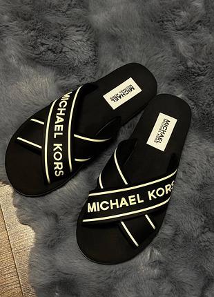 🖤 michael kors sparrow | женские шлёпанцы