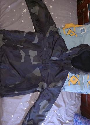 Куртка-анорак brandit windbreaker - camo. 3