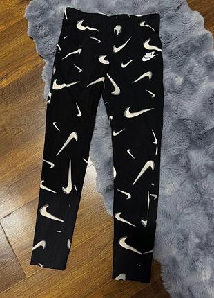 🖤 монограмные лосины nike