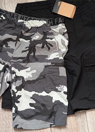 Чоловічі шорти the north face, камуфляжні, чорні, розмір 32-m