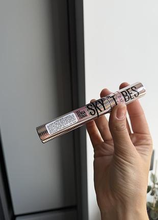 Туш для вій maybelline sky tubes нова