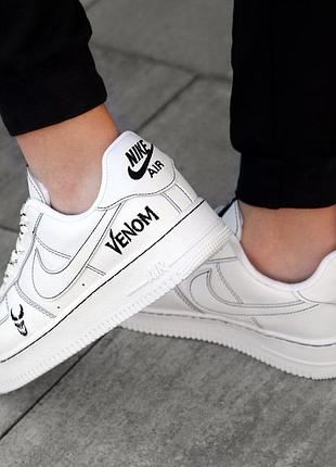 Кросівки чоловічі nike air force 1 low venom white