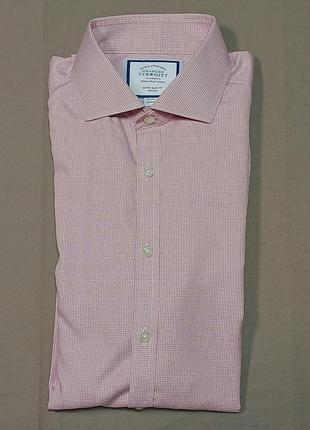 Комір 41 см  charles tyrwhitt size  16/34 in  41/86 см  сорочка в геометричний малюнок   
extra slim fit