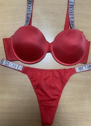 Комплект бюст труси victoria’s secret, 80 с