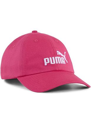 Puma ess no.1 logo cap pink 025999 14 кепка блайзер бейсболка унисекс оригинал розовая