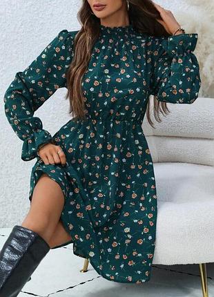 1+1=3❤️ симпатичное цветочное платье от shein