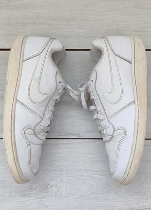 Кроссовки белые nike ebernon low backboard court vision borough delta force 26,5 см