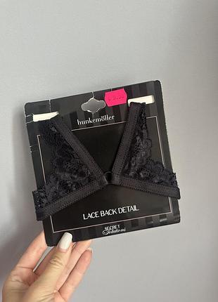 Бретелі для бюстгальтера hunkemöller, чорні, нові