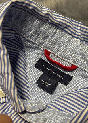 💙 детская рубашка tommy hilfiger 3