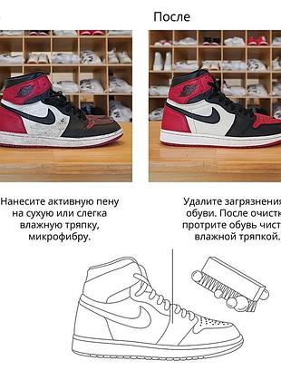 Супер универсальная активная пена для чистки обуви, вещей и поверхонь clean foam 150ml