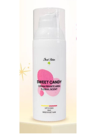 Женский крем для интимных зон sweet candy, 50 мл