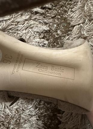 Босоніжки з замші zara