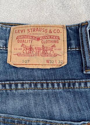 Оригінальні джинси levi's 507 (w32 l32) 3