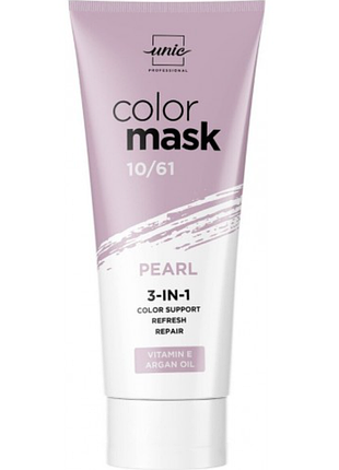 Тонирующая маска для волос unic color mask 10/61 жемчужный 250 мл