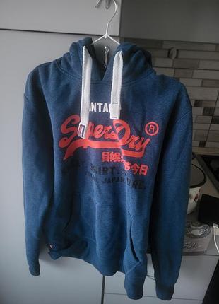 Чоловіче худі superdry vintage series синє