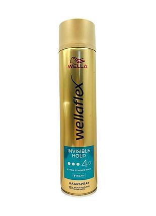 Лак для волосся wellaflex invisible hold 4 250 мл.
