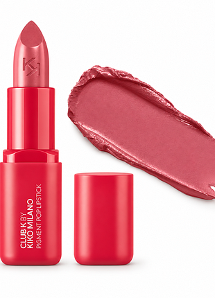 Кремовая помада для губ kiko milano club k pigment pop lipstick - 07 giga bite - розово-лиловая (000110-07)