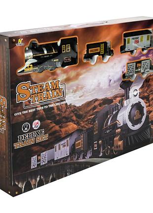 Дитяча залізниця "steam train" 1603a-1a зі світловими та звуковими ефектами