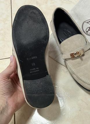 Шкіряні лофери hermes 3