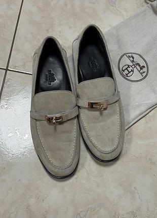 Шкіряні лофери hermes 2