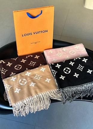 Шарф жіночий louis vuitton з монограмою