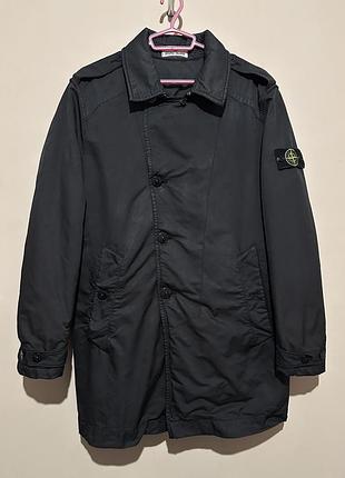 Вінтажне пальто-тренч stone island david-tc trench coat