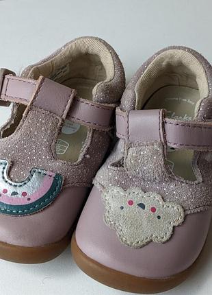 Тапки дитячі дівчачі clarks, розмір 20(4), устілка 12 см