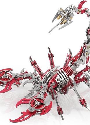 Набір металевих 3d-пазлів скорпіон zero plain 3d 454 шт. модель скорпіона для дорослих і підлітків