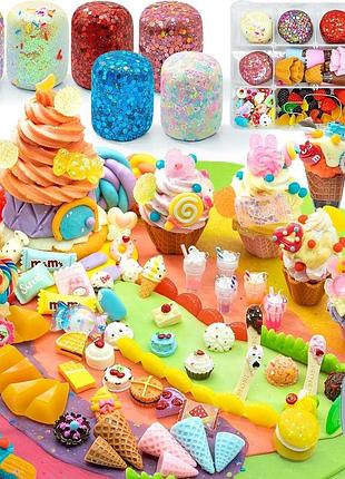 Набор «мороженое» для сенсорного развития simpliplay play dough kits детский цветной набор теста для лепки