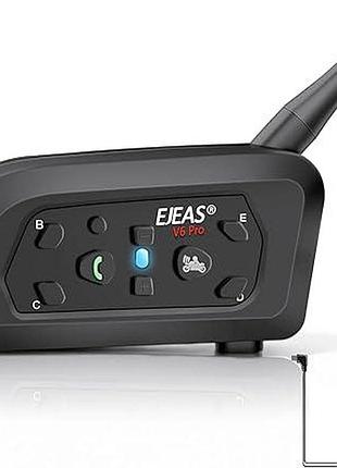 Bluetooth-гарнитура для мотоциклетного шлема ejeas v6 pro мотоциклетный интерком