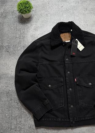 Чоловіча куртка levi’s sherpa denim jacket 4