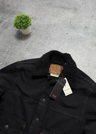 Чоловіча куртка levi’s sherpa denim jacket 5