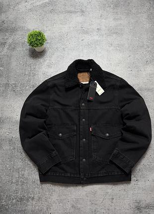 Чоловіча куртка levi’s sherpa denim jacket 2