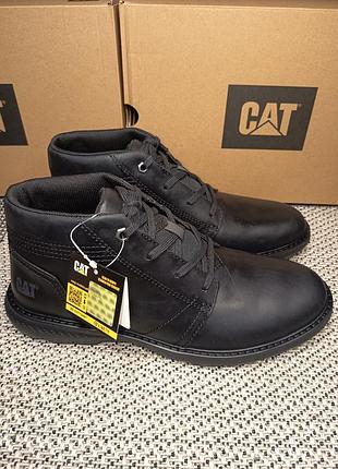 Стильные мужские ботинки caterpillar trey 2.0 black p725209