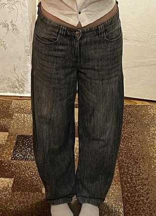 Джинси жіночі сірі baggy