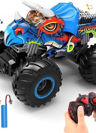 Монстр-трак nexbox off-road vehicle mk738a внедорожник в виде динозавра с дистанционным управлением
